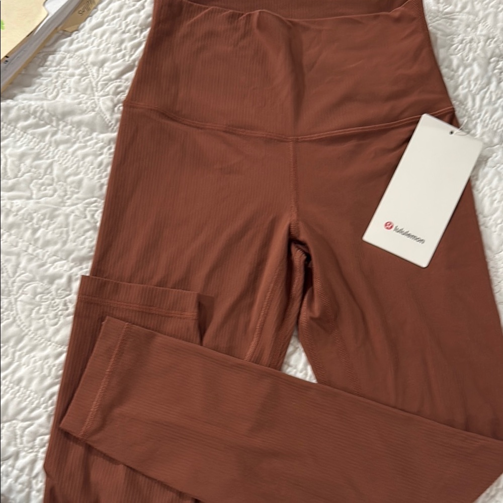 Lululemon Brown High-Waisted Leggings